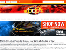 Tablet Screenshot of professionaldetailingproducts.com